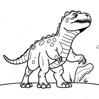 Carnotaurus Roaring Coloring Page 41183-33049