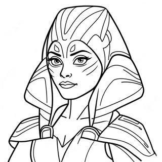 Ahsoka Coloring Pages