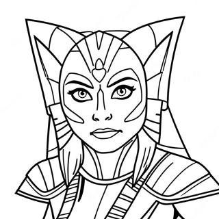 Ahsoka Tano Coloring Page 41222-33080