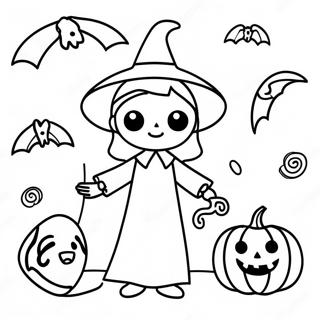 Halloween For Adults Coloring Page 41232-33084