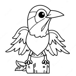 Fortnite Raven Coloring Page 41242-33094