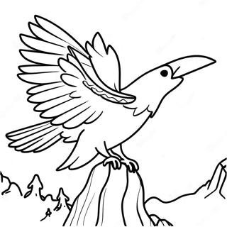 Fortnite Raven In Epic Battle Coloring Page 41243-33099