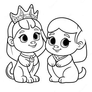 Cleo And Cuquin Coloring Pages