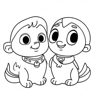 Cleo And Cuquin Coloring Page 41252-33103