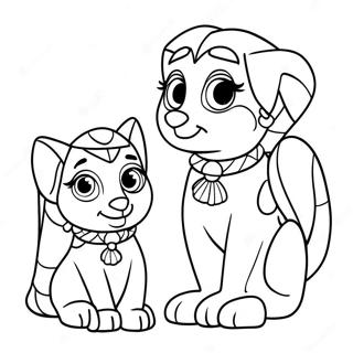 Cleo And Cuquin Coloring Page 41252-33104