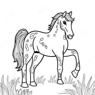 Appaloosa Horse Coloring Pages