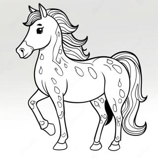 Appaloosa Horse Coloring Page 41282-33122