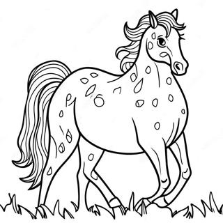 Spotted Appaloosa Horse Coloring Page 41283-33130