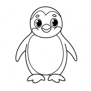 Cute Penguin Coloring Page 41302-33140