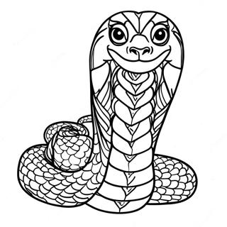 Slytherin House Snake Coloring Page 41313-33150