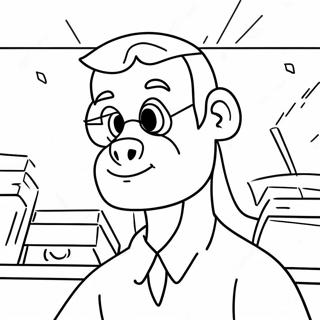 Mr Beast Coloring Page 4131-3472