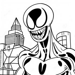 Venom Among Us Coloring Pages