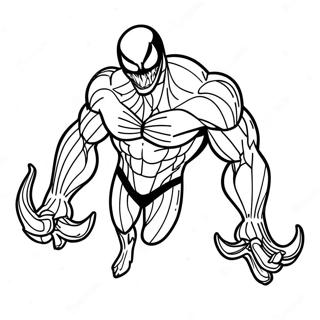 Venom Among Us Character Coloring Page 41352-33184