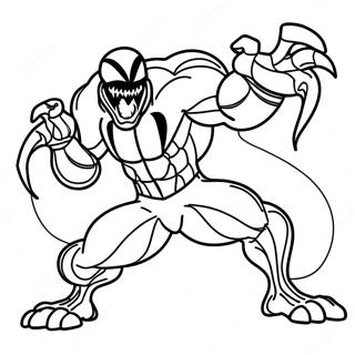 Venom Among Us Action Pose Coloring Page 41353-33190