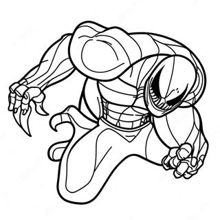 Venom Among Us Action Pose Coloring Page 41353-33192