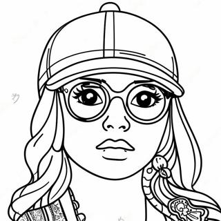 Swag Bad Girl Coloring Pages