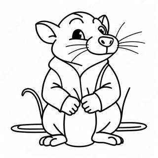 Master Splinter Coloring Page 41392-33210