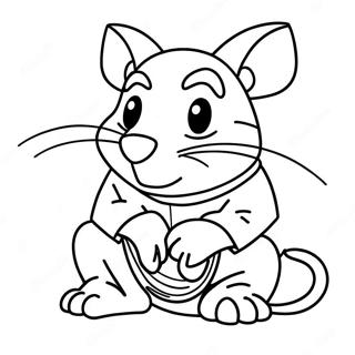 Master Splinter Coloring Page 41392-33212