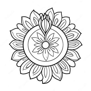 Vibrant Indian Flag Coloring Page 41403-33224