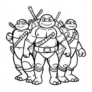 Ninja Turtles Coloring Page 41412-33226