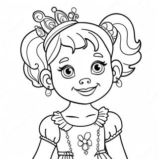 Fancy Nancy Coloring Pages