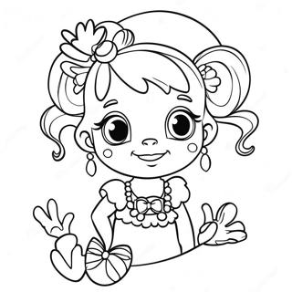 Fancy Nancy Coloring Page 4141-3476