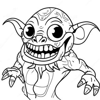 Scary Trevor Henderson Creature Coloring Page 41433-33250