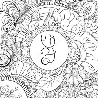 Vowel Coloring Pages