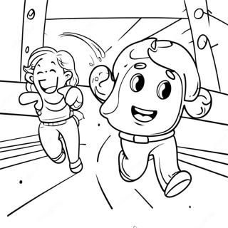 Exciting Fun Run Coloring Page 41453-33263