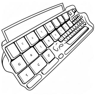 Kindergarten Computer Parts Coloring Pages