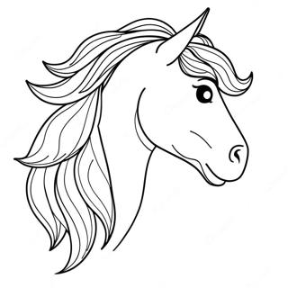 Mustang Horse Coloring Pages