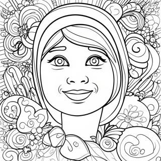 All About Me Worksheet Coloring Page 41502-33320