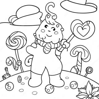 Candyland Coloring Pages