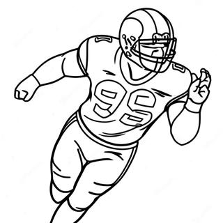 Aaron Donald Coloring Pages