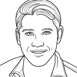 Zach Bryan Coloring Pages