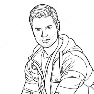 Zach Bryan Coloring Page 41532-33323