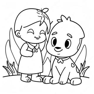 Zoey And Sassafras Coloring Pages