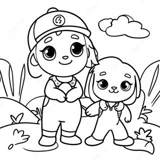 Zoey And Sassafras Coloring Pages