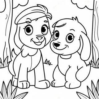 Adventurous Zoey And Sassafras Coloring Page 41543-33332