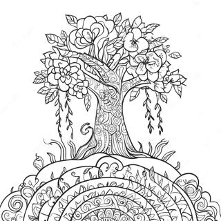 Positive Karma Tree Coloring Page 41553-33346