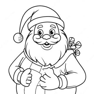 Christmas Preppy Coloring Pages