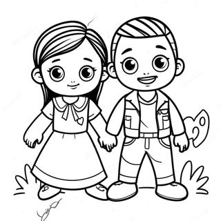 Maya And Miguel Coloring Page 41582-33367