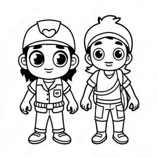 Maya And Miguel Coloring Pages