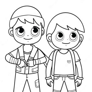 Adventurous Maya And Miguel Coloring Page 41583-33364