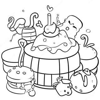 Alice S Wonderland Bakery Coloring Page 41602-33380