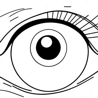 Anime Eye Coloring Pages