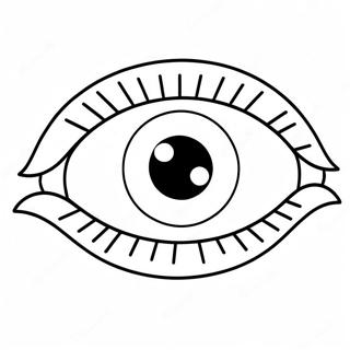 Anime Eye Coloring Page 41612-33387