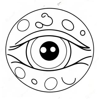 Cute Anime Eye Coloring Page 41613-33391