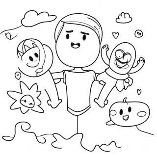 Super Awesome Friends Coloring Page 41633-33407