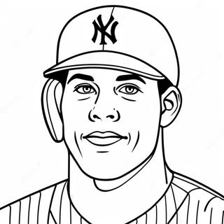 Aaron Judge Coloring Pages